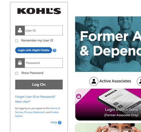 Kohls Charge login Process. . Kohls com login